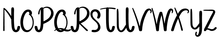 Thought Bubble Font UPPERCASE