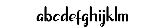 Thought Bubble Font LOWERCASE
