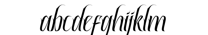 Thousand familia Regular Font LOWERCASE