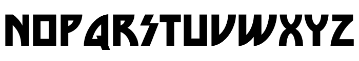 Thrash Burn Regular Font UPPERCASE