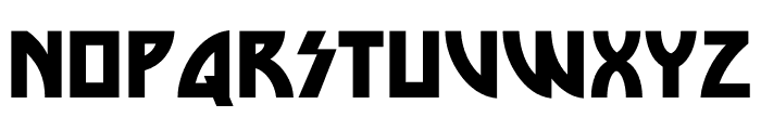 Thrash Burn Regular Font LOWERCASE
