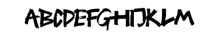 Thrash Punks Alternatives 01 Font LOWERCASE