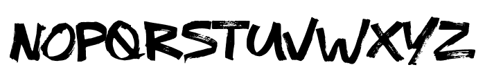 Thrash Punks Alternatives 01 Font LOWERCASE