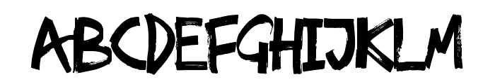 Thrash Punks Alternatives 02 Font UPPERCASE