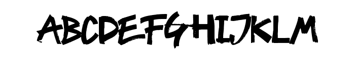 Thrash Punks Alternatives 02 Font LOWERCASE