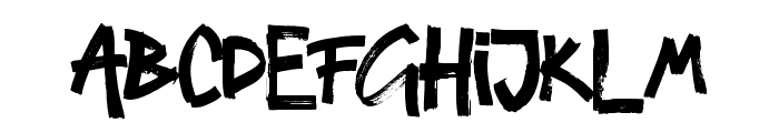 Thrash Punks Alternatives 03 Font UPPERCASE