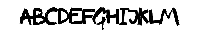 Thrash Punks Alternatives 03 Font LOWERCASE