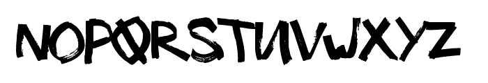 Thrash Punks Alternatives 03 Font LOWERCASE