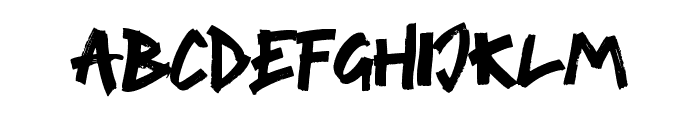 Thrash Punks Font LOWERCASE