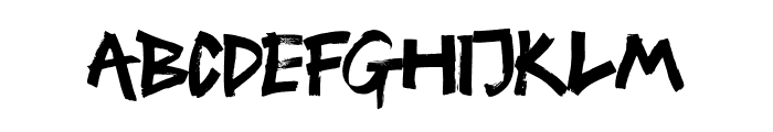 ThrashPunksAlternatives01 Font LOWERCASE