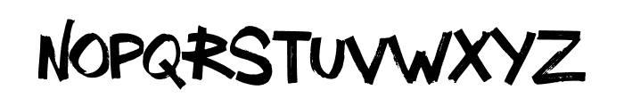 ThrashPunksAlternatives02 Font LOWERCASE