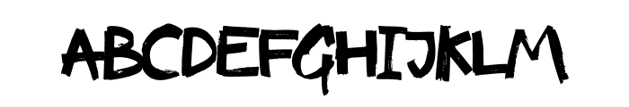 ThrashPunksAlternatives03 Font LOWERCASE