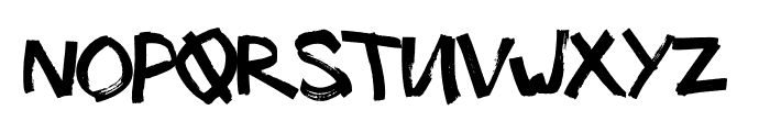 ThrashPunksAlternatives03 Font LOWERCASE