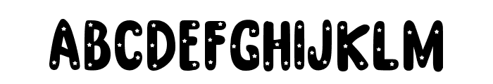 Three Star Regular Font UPPERCASE