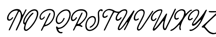 ThreesixtySlant Font UPPERCASE