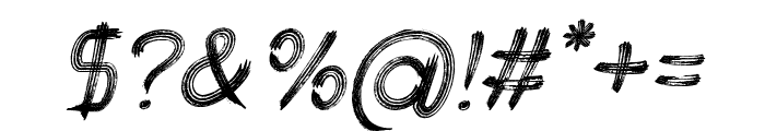 Threestripes Italic Font OTHER CHARS