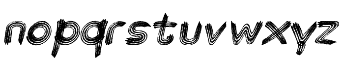 Threestripes Italic Font LOWERCASE