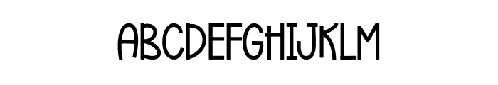 Thresping Font UPPERCASE