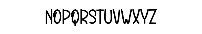 Thresping Font LOWERCASE