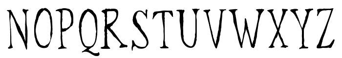 ThriftedAttire-Regular Font UPPERCASE