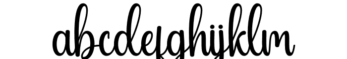 Thrilly Font LOWERCASE