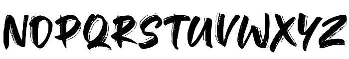 Thruly Font UPPERCASE