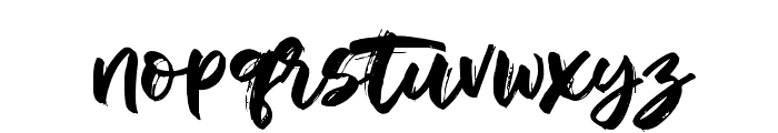 Thruly Font LOWERCASE