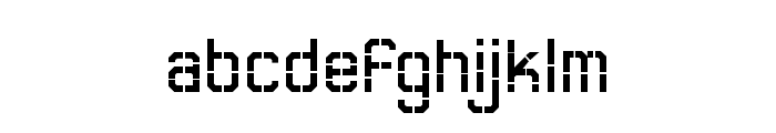 Thunderbolt73-Regular Font LOWERCASE