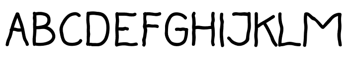 Thunk Grunge Font UPPERCASE