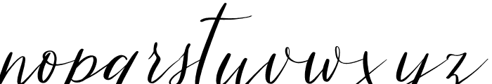 Tiara Font LOWERCASE