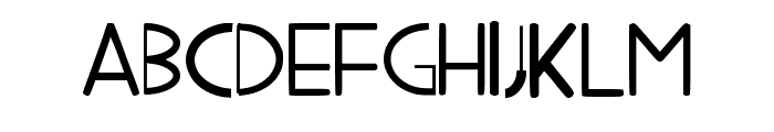 Tibal Regular Font UPPERCASE