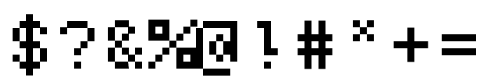 Tickerbit Mono regular Font OTHER CHARS
