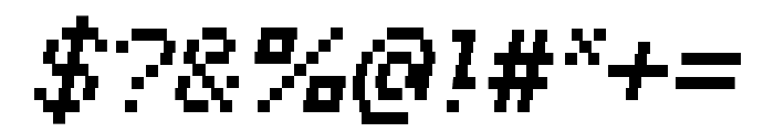 Tickerbit italic Font OTHER CHARS