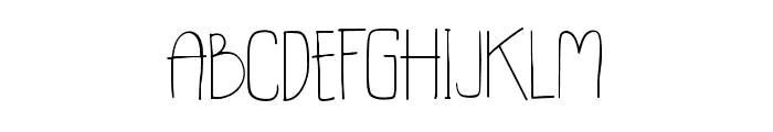 Tifanila Regular Font UPPERCASE