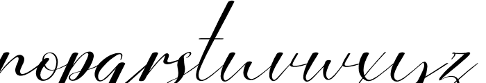 Tiffany Faraway Font LOWERCASE