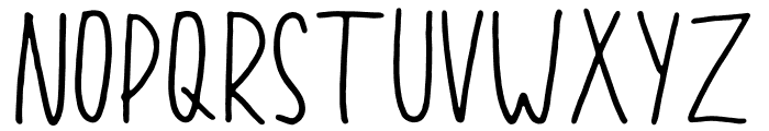 Tiffany Sans Font UPPERCASE