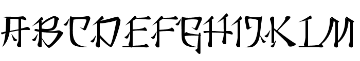 Tiger Clan Regular Font LOWERCASE
