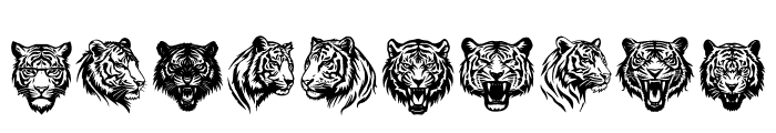 Tiger Face Font OTHER CHARS