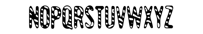TigerStripes-Regular Font LOWERCASE