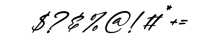 Tightones Italic Font OTHER CHARS