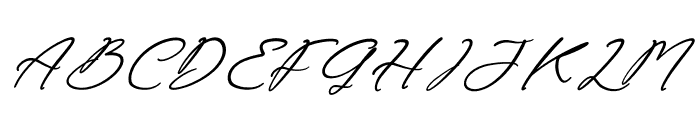 Tightones Italic Font UPPERCASE