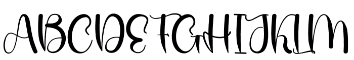 Tihawa Font UPPERCASE