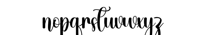 Tihawa Font LOWERCASE