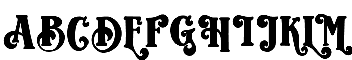 Tihlsand Regular Font UPPERCASE