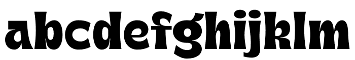 Tikgar Font LOWERCASE