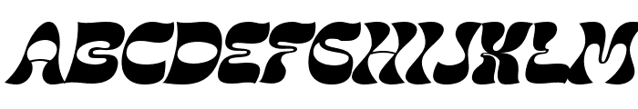 Tiki Tangle Italic Font UPPERCASE