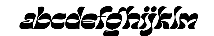 Tiki Tangle Italic Font LOWERCASE