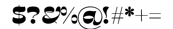 Tiki Tangle Regular Font OTHER CHARS