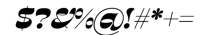 TikiTangle-Italic Font OTHER CHARS