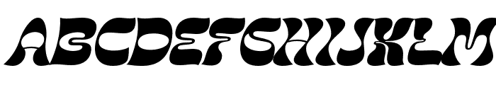 TikiTangle-Italic Font UPPERCASE